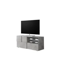 Meuble TV 1 porte et 1 tiroir DAMA gris