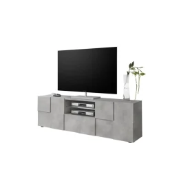 Meuble TV 2 portes et 1 tiroir DAMA décor beton