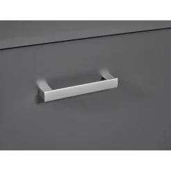 Meuble TV 2 Portes Gris Graphite ELENZIO