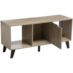 Meuble Tv Mix Nature Pied