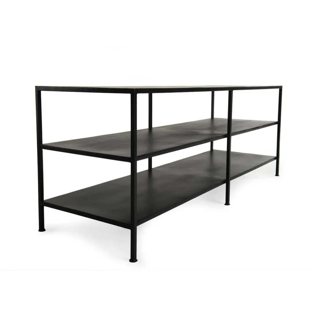 Meuble Tv ROMAIN 2 Étagères Métal Industriel