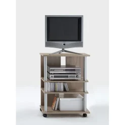 Meuble TV VARIANT 7 4 plateaux sur roulettes