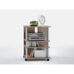 Meuble TV VARIANT 7 4 plateaux sur roulettes