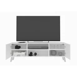 Meuble TV/Hifi BRIGHTON blanc