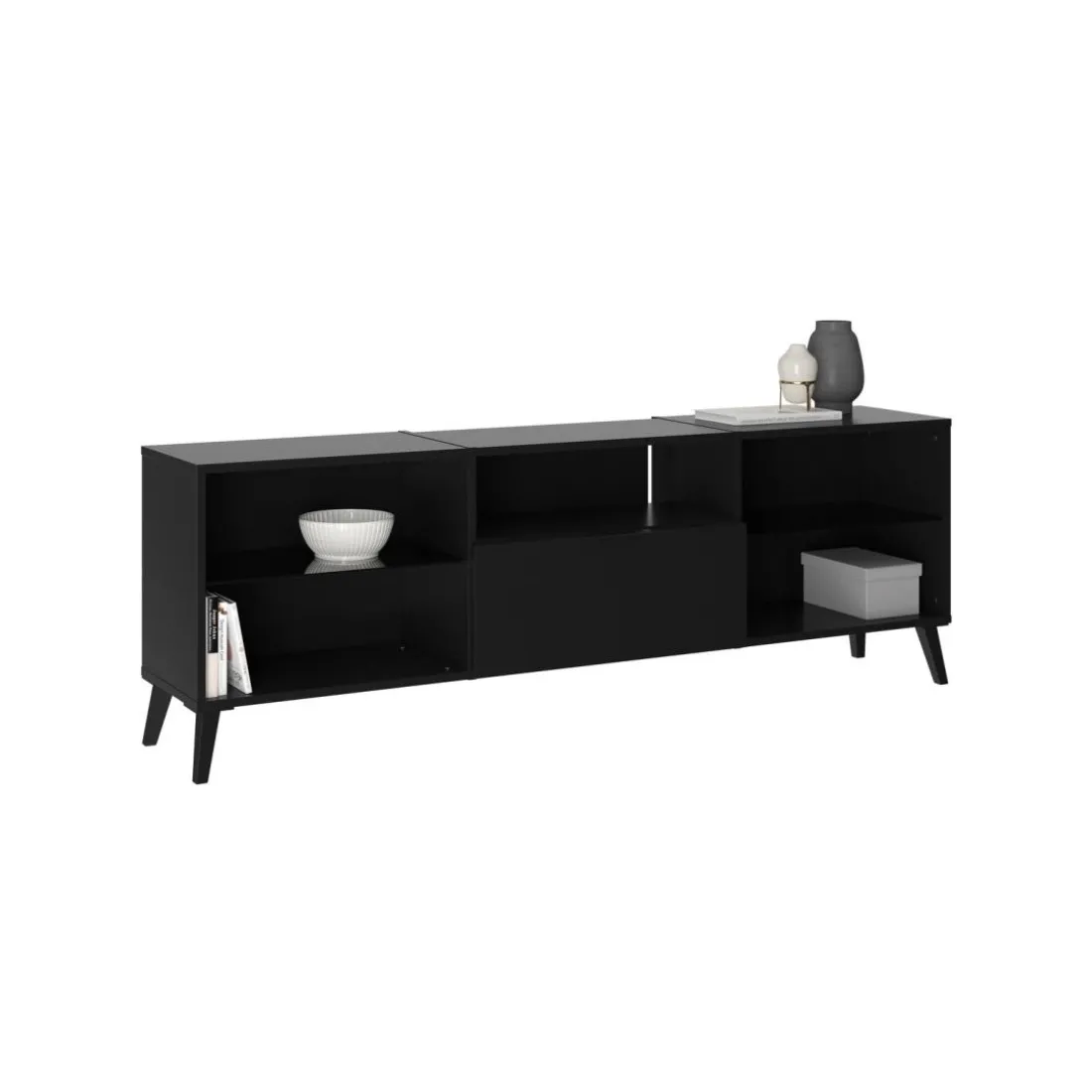 Meubles TV/Hifi Lowboard Dark 4 anthracite