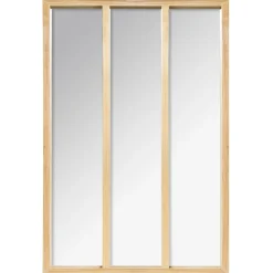 Miroir Atelier Bois 76 x 116