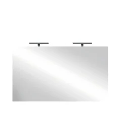 Miroir avec 2 led Largeur 120 cm