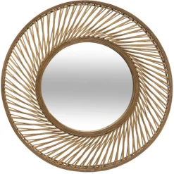 Miroir Bambou Spirale D72