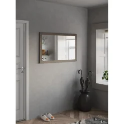 Miroir Ferrare à fixer cadre coloris bronze L72xH118 cm