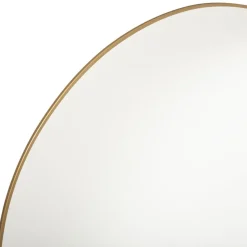 Miroir Métal Fin D 76 Doré Alice