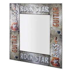 Miroir mural multicolore Rock Star