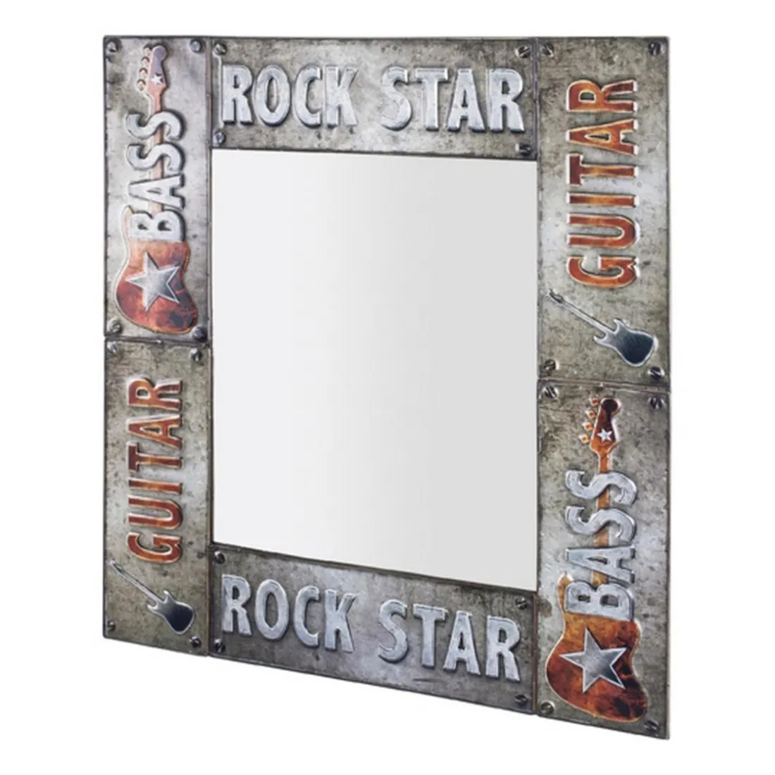 Miroir mural multicolore Rock Star