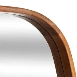 Miroir ovale Jasna bois clair