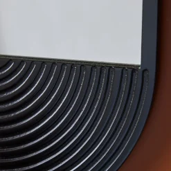 Miroir ovale MOKA Reglisse