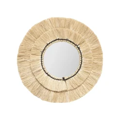 Miroir Raphia Alba