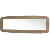 Miroir rectangulaire angles arrondis couleur mocha JULIA