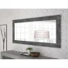 Miroir rectangulaire URBINO oxyde