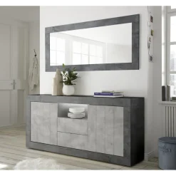 Miroir rectangulaire URBINO oxyde