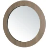 Miroir rond couleur mocha JULIA