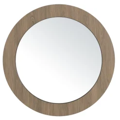 Miroir rond couleur mocha JULIA