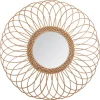 Miroir rotin rosace D58