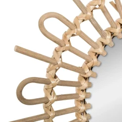 Miroir Rotin Soleil Diamètre 50