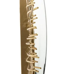 Miroir Soleil en Métal Doré