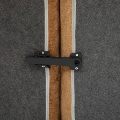 Module chaise longue en velours vert cèdre