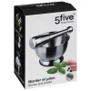 Mortier et pilon en inox