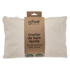 Oreiller de bain coton fixation ventouse