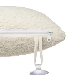 Oreiller de bain coton fixation ventouse