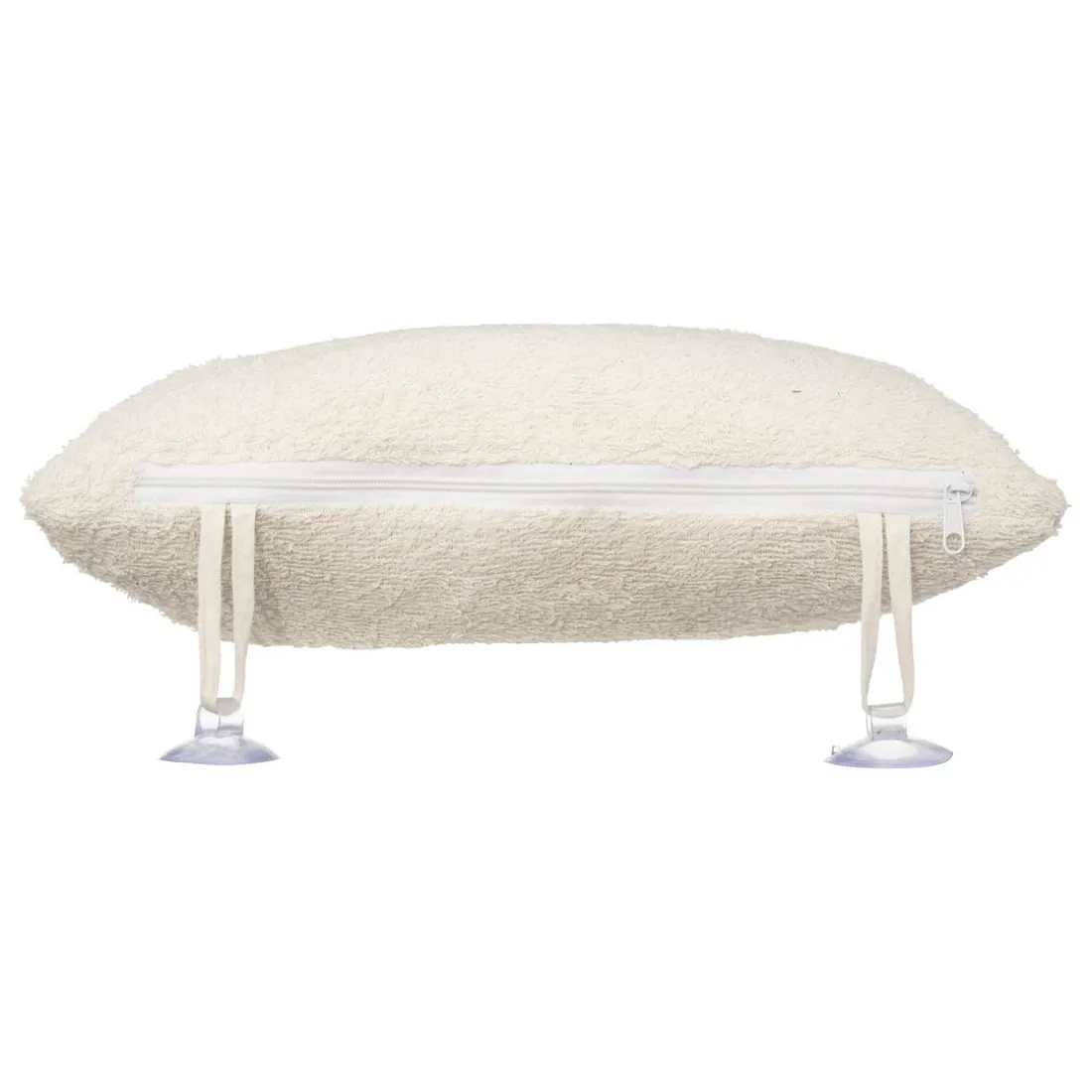 Oreiller de bain coton fixation ventouse