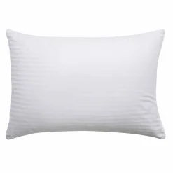 Oreiller enveloppe en satin de coton 95 fils Epure Blanc