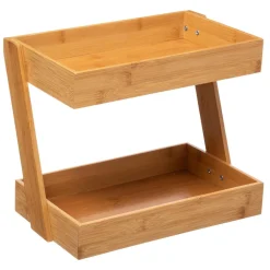 Organiseur Plateau lot de 2 Bambou