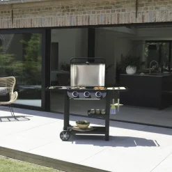 Pack Barbecue gaz sur chariot FLAVO avec Housse et Coffret 3 pièces aimantés