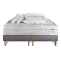 Pack Le Vingt-Huit double sommiers Gris