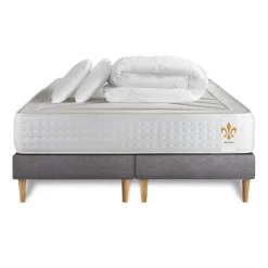 Pack Le Vingt-Quatre double sommiers Gris