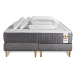 Pack Le Vingt-Six double sommiers Gris