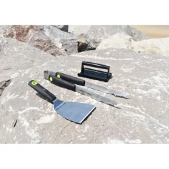 Pack Plancha gaz avec Housse pour barbecue et plancha et Kit pour cuisson plancha