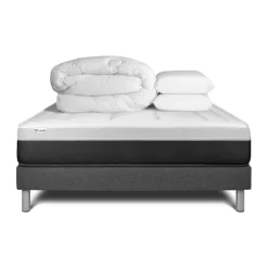 Pack prêt a dormir VITAL FORM sommier Kit gris