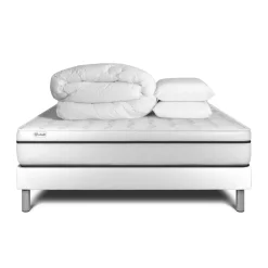 Pack prêt a dormir VITAL SPA sommier Kit blanc