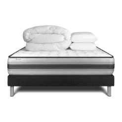Pack prêt a dormir VITALPOWER RECOVER sommier Kit noir