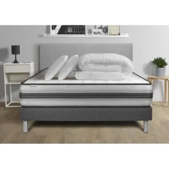 Pack prêt a dormir VITALPOWER RECOVER sommier Kit gris