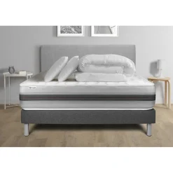 Pack prêt a dormir VITALSPRING RECOVER sommier Kit gris