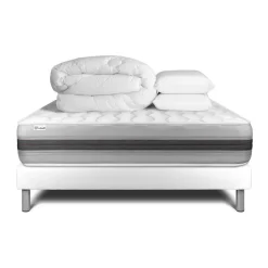 Pack prêt a dormir VITALSPRING RECOVER sommier Kit blanc