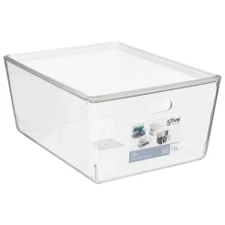 Panier a couvercle lisse transparent 14L