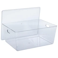 Panier a couvercle lisse transparent 14L