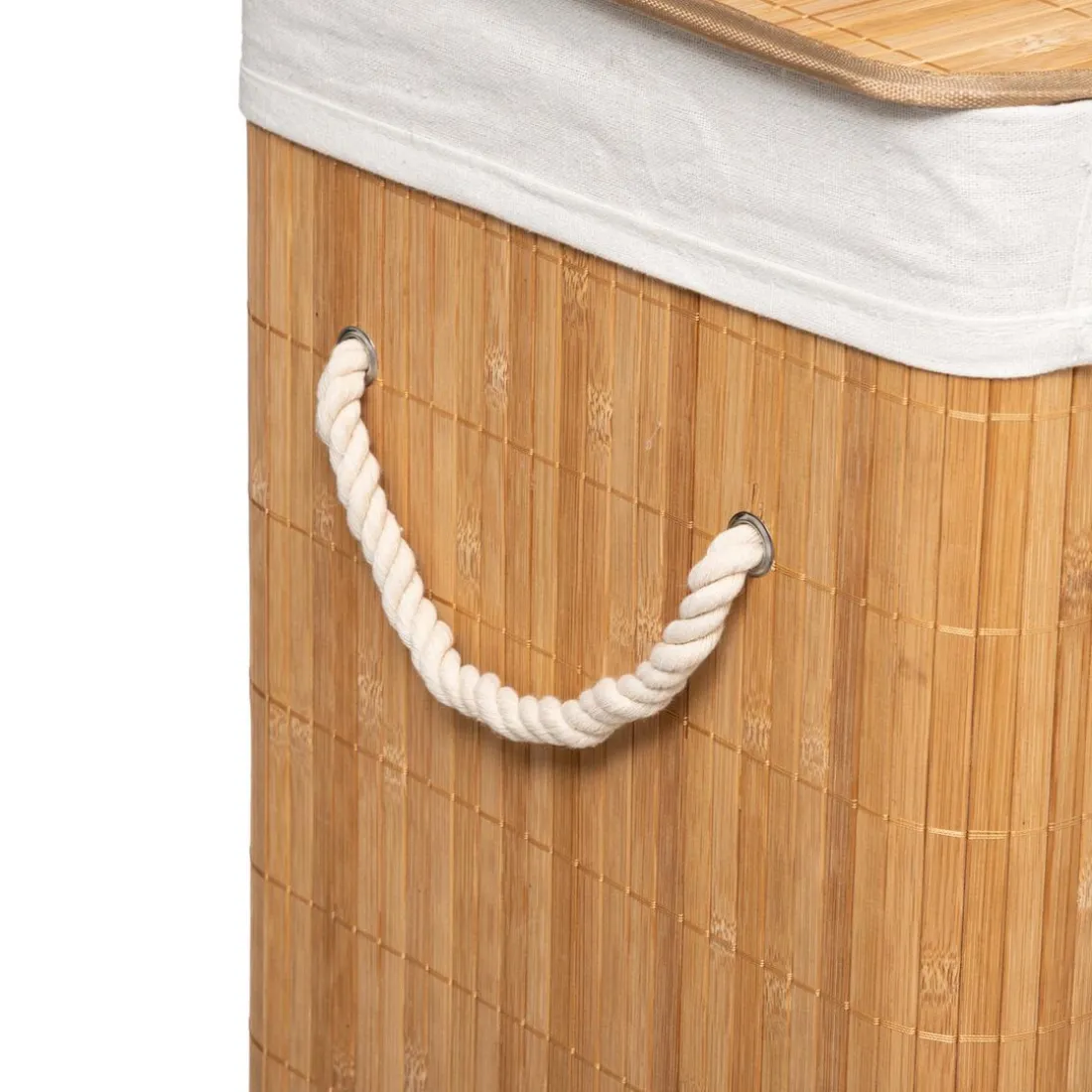 Panier Linge Bambou Naturel