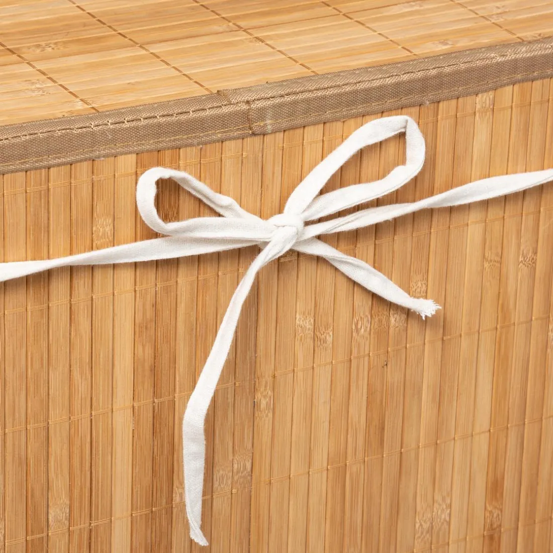 Panier Linge Bambou Naturel