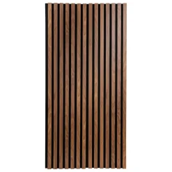 Panneau décoratif mural Colva bois foncé